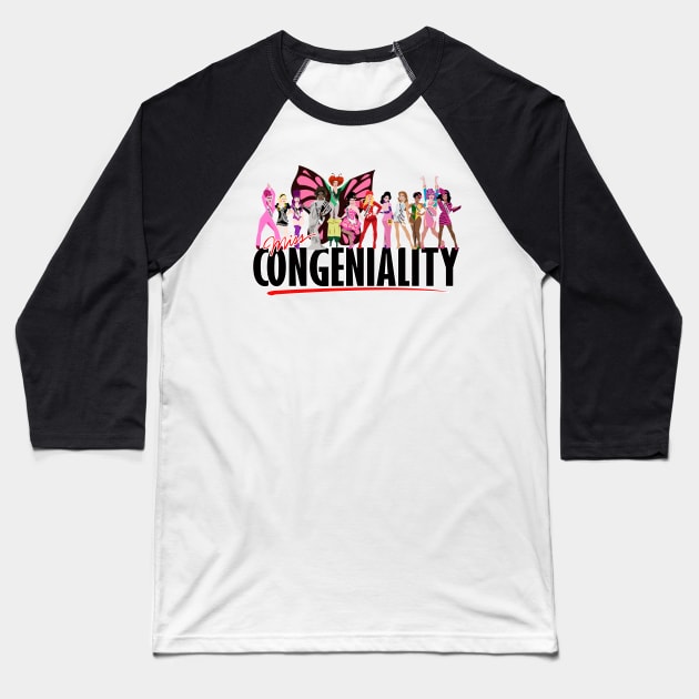 Miss Congeniality from RuPaul's Drag Race Baseball T-Shirt by dragover